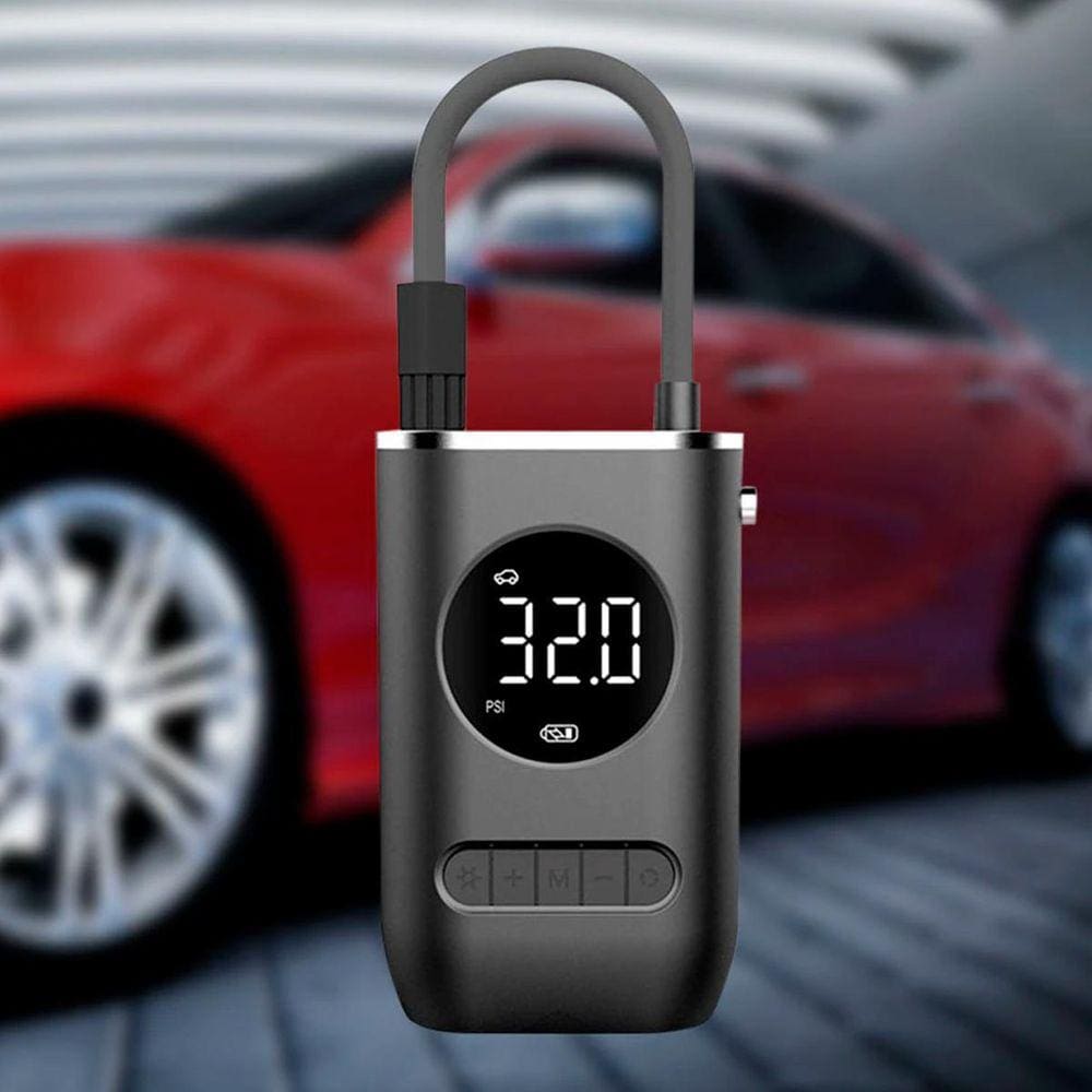 Bomba Elétrica Encher Pneu De Carro Moto Bike Digital