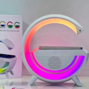 Luminária G Speaker Smart Station Caixa De Som E Carregador