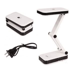 Abajur Luminária Smd 24 Led Dobrável Portátil De Mesa Barato
