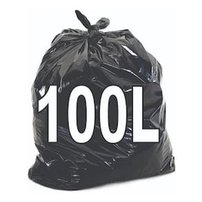 Kit Saco De Lixo 100 Litros Resistente 100 Unidades