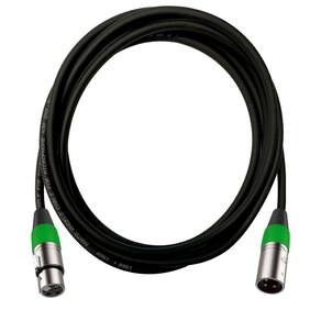 Cabo XLR Macho Femea Santo Angelo Roxtone Verde 7 Metros
