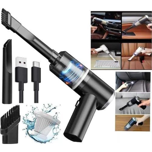 Mini Aspirador De Pó Sem Fio Portátil Preto | Casas Bahia