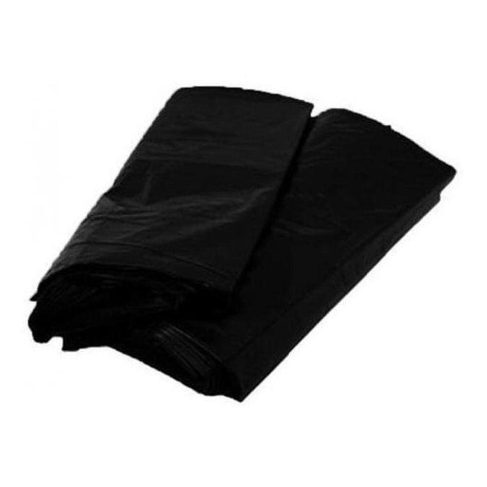 Saco De Lixo 100 Litros 0,08 Mm Preto 100Un