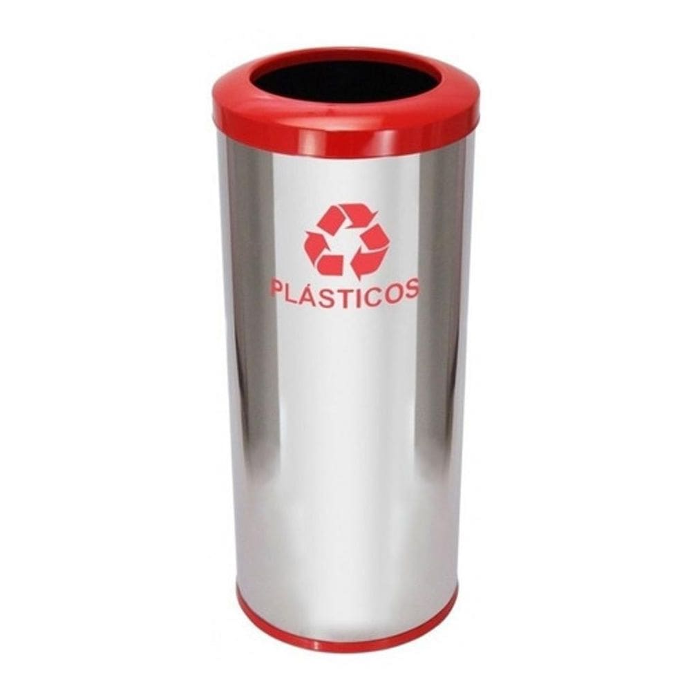 Lixeira Em Inox Com Aro