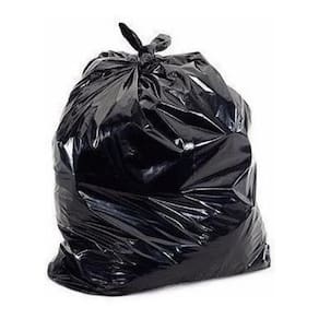 100 Sacos Para Lixo De 200L Preto - 80X100X0,10Cm