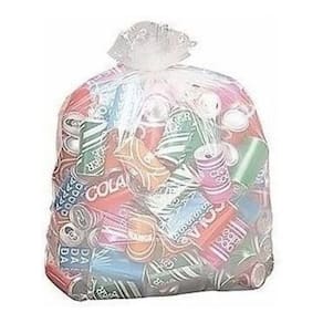 Kit 100 Sacos Lixo 60 L +100 Sacos 100L Transparente