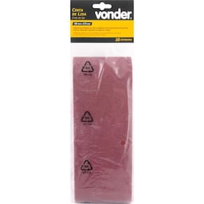 Cinta Lixa 100X610Mm G60 Com 10 Peças Vonder