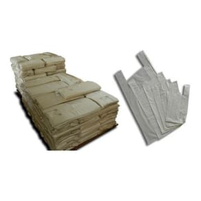 Sacolas Plasticas Branca Reciclada Recuperada 50X70 5Kg