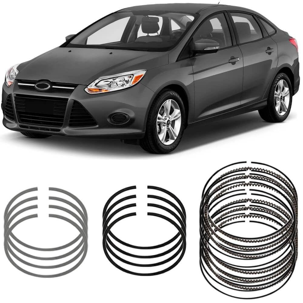 Jogo Anel Segmento 0.50 Ford Focus 1.6 2013 a 2018 Metal Leve