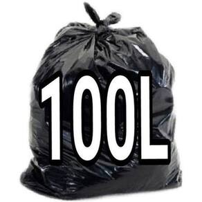 Saco Lixo 100L Reforçados 100 Unid Preto Fabricante