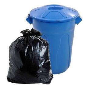 Kit 2 Pacotes Saco Lixo Preto 100 Litros Espessura Média 50U
