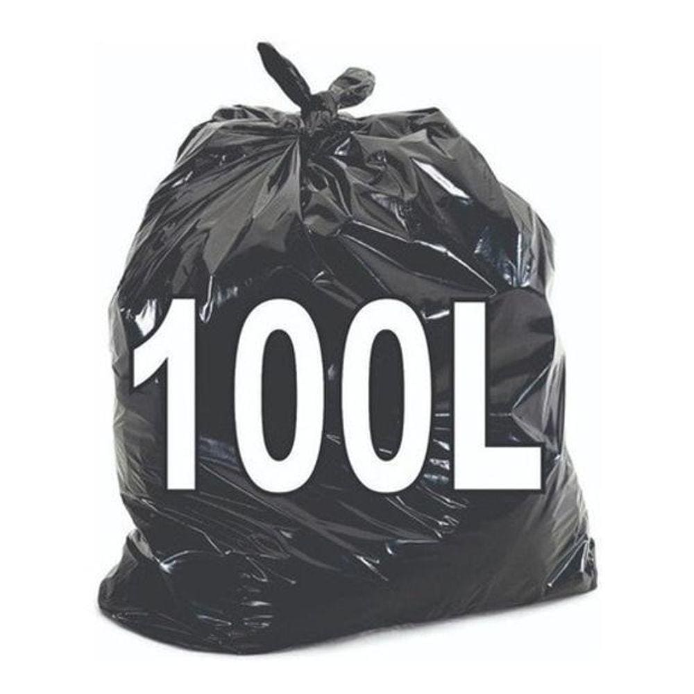 Kit 6 Pacote Saco De Lixo 100 Litros C/100 Un Be