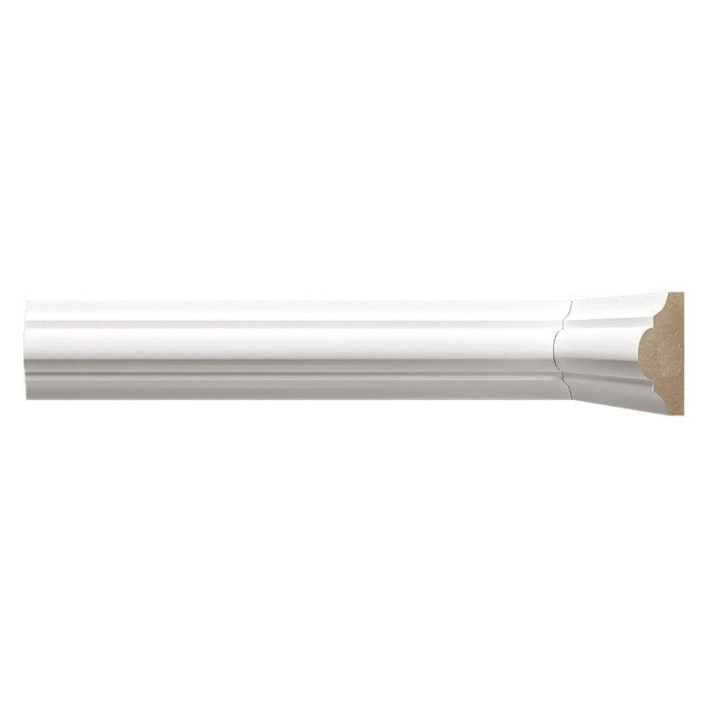 Kit com 15 Boiserie Mdf 3cm X 15mm X 2,40m Liso Moldufama 300 Branco