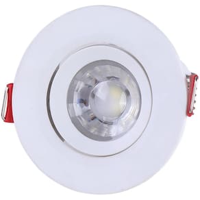 Kit 2 Spot Luminaria Embutir Led Redonda 5W 3000K Tramontina