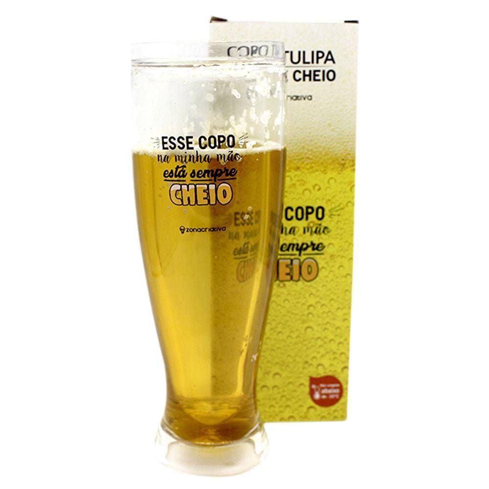 Copo Chopp Minha Mão Sempre Cheia
