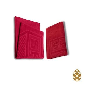 Kit Toalha Banho+ Rosto Jacquard Buettner São Paulo Vermelho