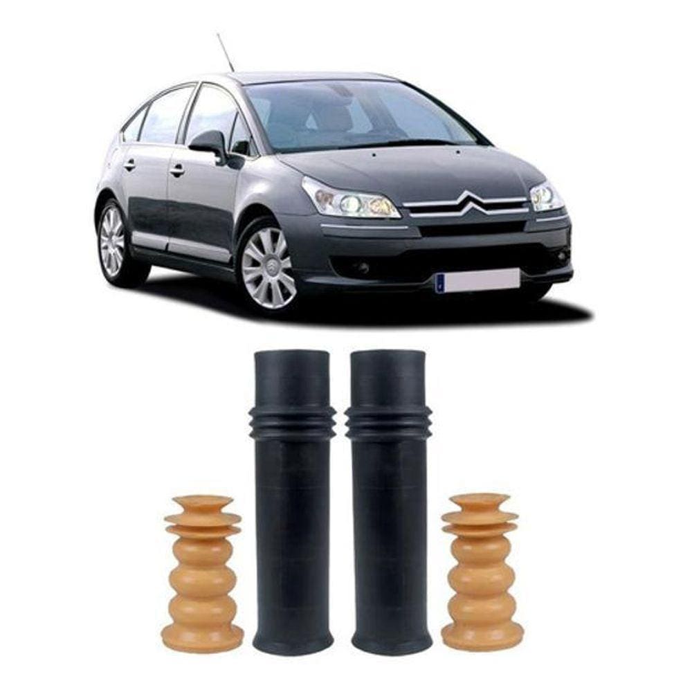 Kit Batente Coifa Traseiro Citroen C4 2007 2008 2009 2010