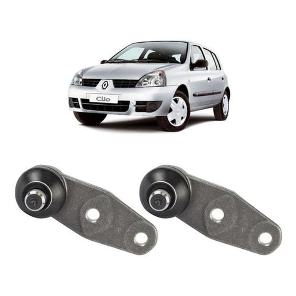 Kit 2 Pivô Bandeja Balança Dianteira Renault Clio 06 07 2008