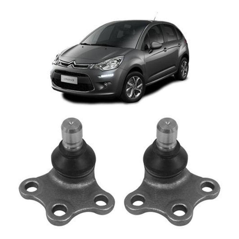 Par Pivô Bandeja Dianteira Citroen C3 2014 2015 2016 2017 18