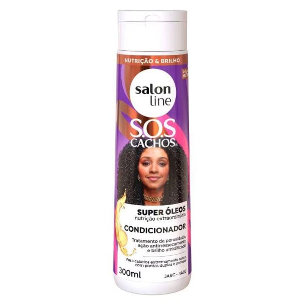 SalonLine Condi. SOS Cachos Super Óleos - 300ml