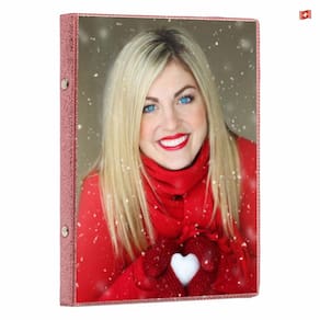 Album De Fotos 15X21/40 Glitter Rosa Princesa Linda C/Visor