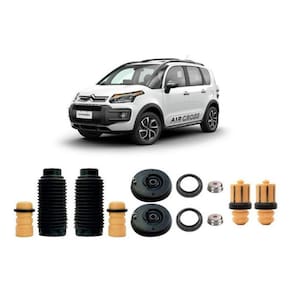 Kit Coxim Dianteiro + Batente Traseiro Aircross 2015 2016 17
