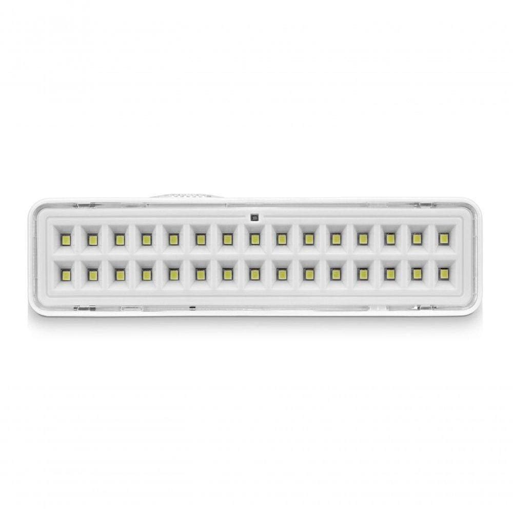 Luminaria De Emergencia 30 Leds 2w Branca - Elgin