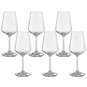 Taça De Cristal Bohemia 450Ml Sandra 6 Peças