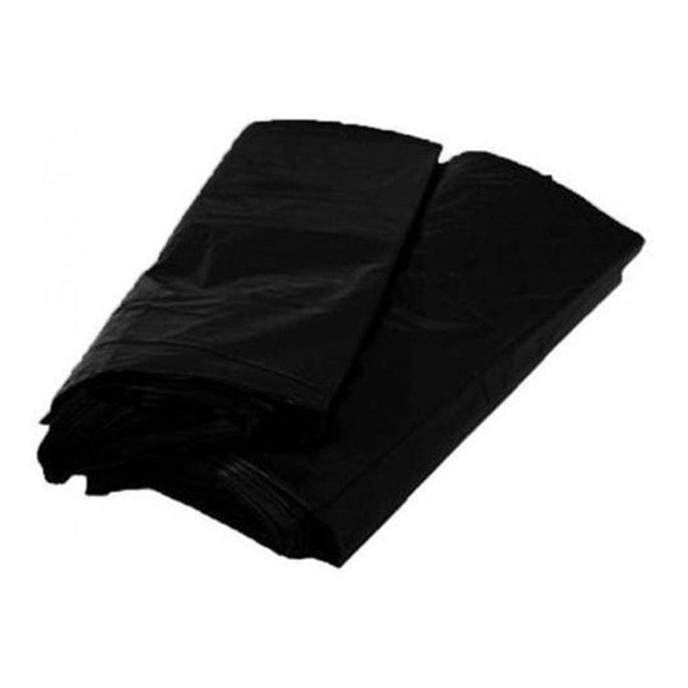 Saco De Lixo 100 Litros 0,08 Mm Preto 100Un