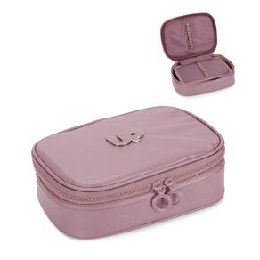 Estojo Baú Juvenil Crinkle Metalizado Rose Up4You Luxcel