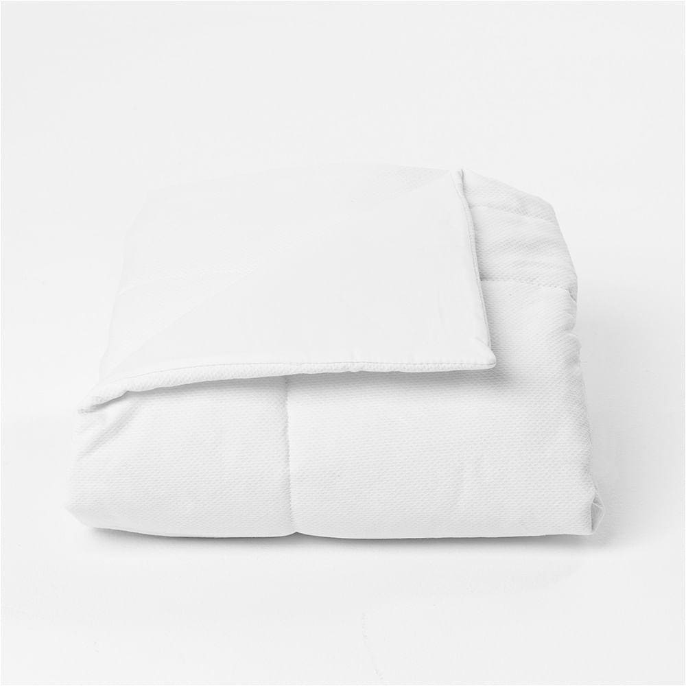 Edredom de Berço Piquet - Branco