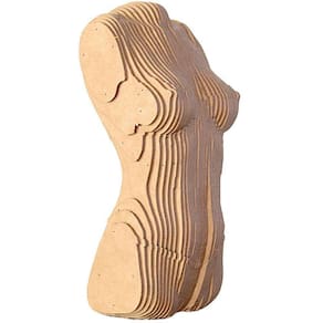 Quebra Cabeça 3D Manequim Fem. Decoração Ornamento Enfeite