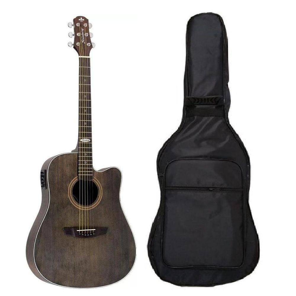 Violão Elétrico Strinberg Sd200C Tos Tabaco + Capa Champion