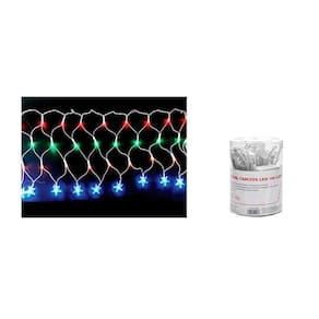 Cortina Led Natal 3M 120 Leds 8 Funções Colorido 127V
