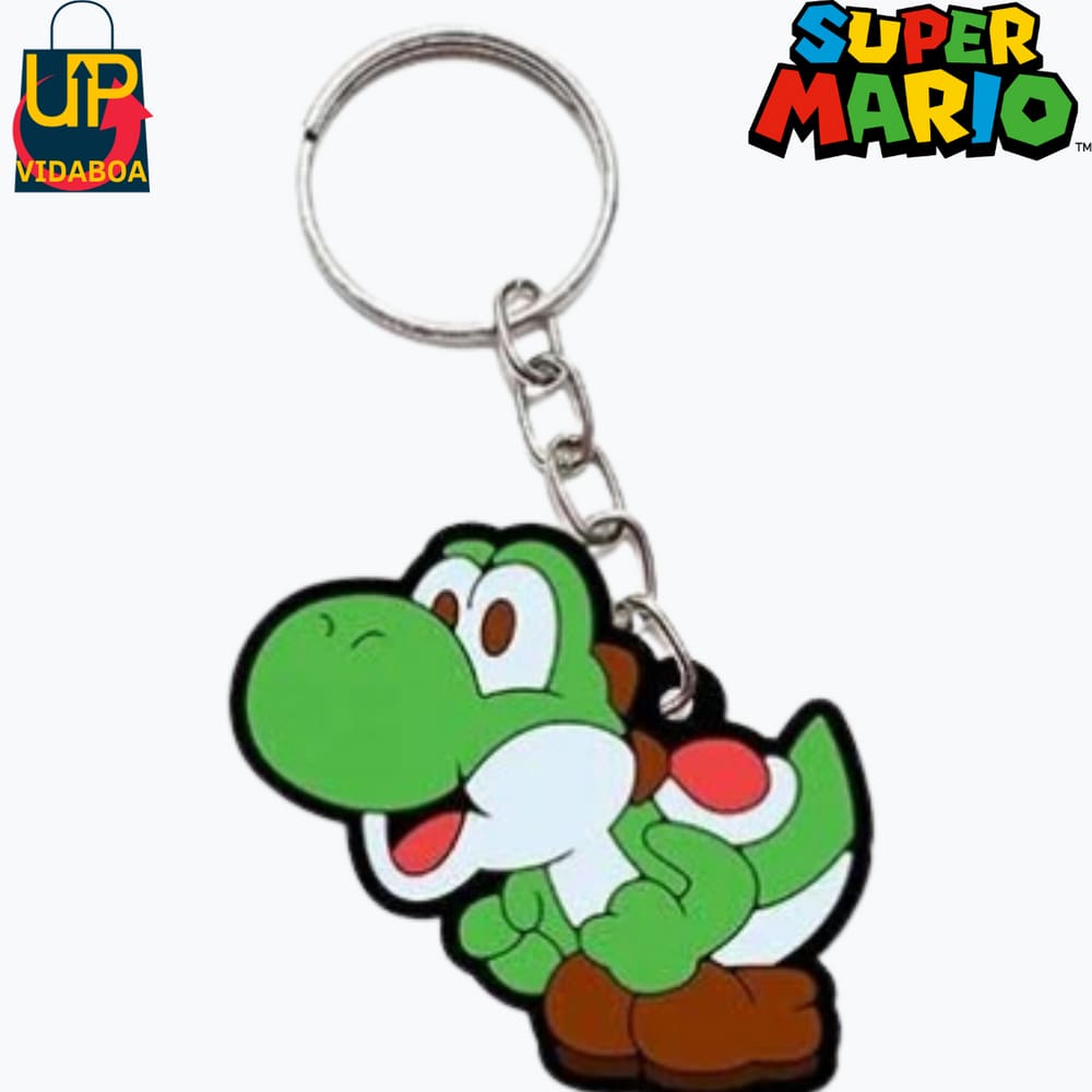 Chaveiro Super Mario - Yoshi 6cm