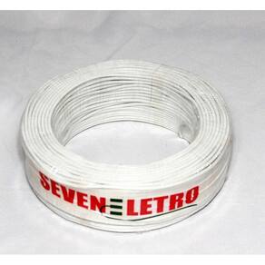 Cabo flexível 1,5mm branco - 70 mts | 750v | 20 filamentos