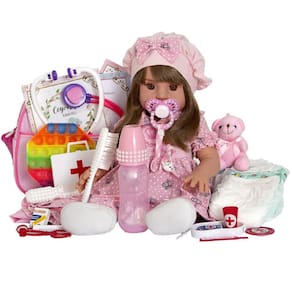 Boneca Bebê Reborn Realista Com Jogo De Roupa Fada Madrinha