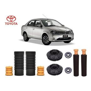 4 Kit Do Amortecedor Dianteiro Traseiro Coxim Batente