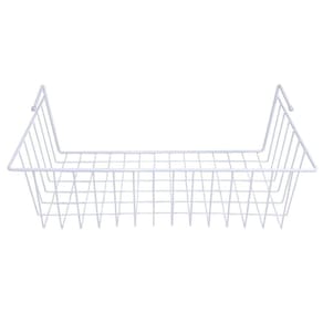 Cesto Suspenso Para Prateleira 46Cm Bel - Branco