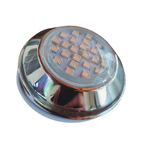 Refletor Power Led 5W Inox Cor Da Luz Azul Iluminação