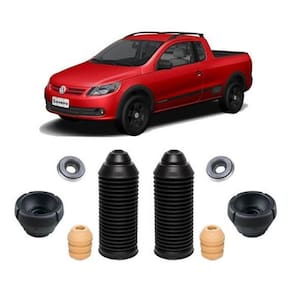 2 Kit Batente Coxim Dianteiro Volkswagen Saveiro 2009 A 2020