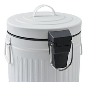 Lixeira De Banheiro Sofisticação Plus Branca 5L - Branco