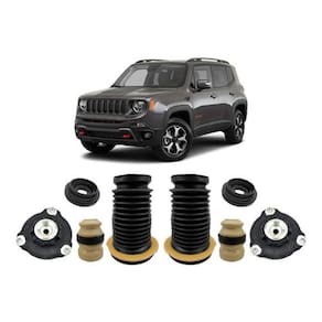 2 Kit Coxim Batente Dianteiro Jeep Renegade 2015 2016 2017