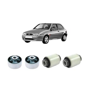 Kit 4 Bucha Balança Bandeja Dianteira Fiesta 1996 1997 1998