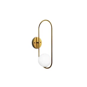 Arandela Luminária De Parede Pendulo Dourado Polido Spotline