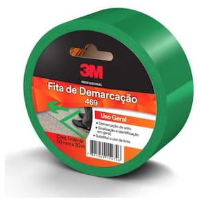Fita Para Demarcaçao De Solo Verde 100Mm 10Cm X 30M 471 3M