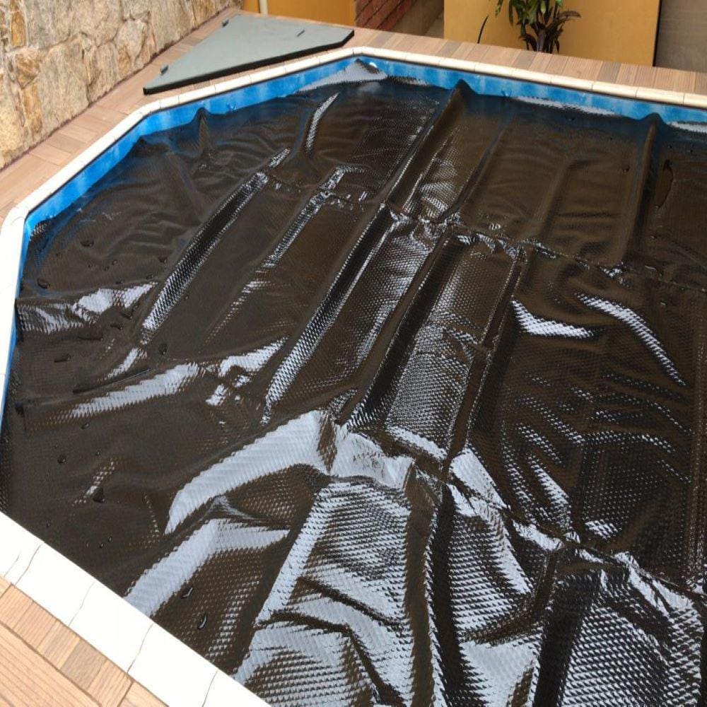 Capa Térmica Piscina 9,5 X 4,5 Thermocap 300 Micras Preta
