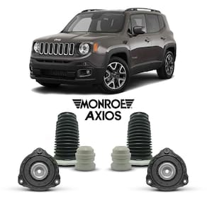 2 Kit Batente Suspensão Dianteira Jeep Renegade 2015 A 2020