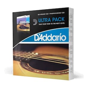 Kit 2 Jogo De Cordas D`Addario 011 Ez910 Ej26 Ultra Pack Phb