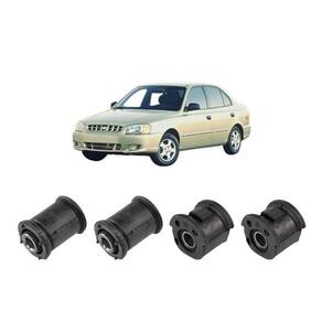 Kit 4 Buchas Da Bandeja Dianteira Accent 2001 2002 2003 2004